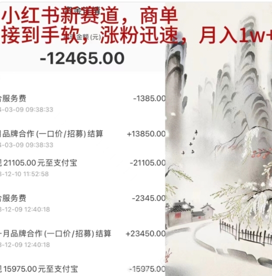 小红书新赛道，商单接到手软，涨粉迅速，一个月1w+-零点科技