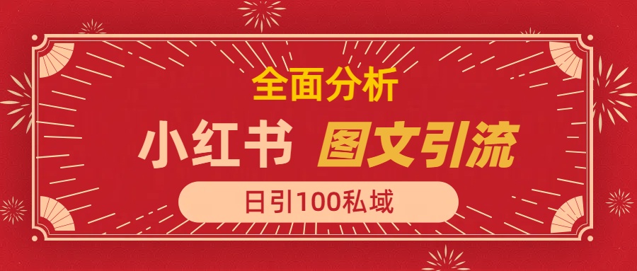 小红书图文引流，全面解析日引100私域流量是怎样做到的-零点科技