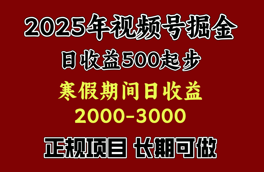 寒假期间一天收益2000+，小白一天就能上手-零点科技