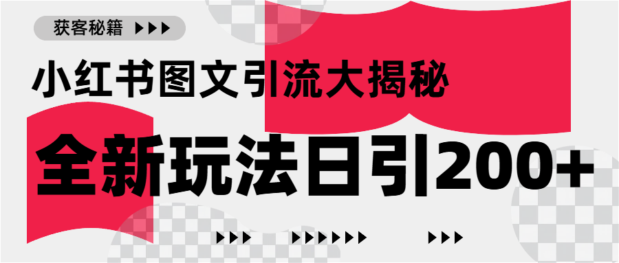 小红书图文引流，只需一张图片即可撬动百万流量，日引200+创业粉-零点科技