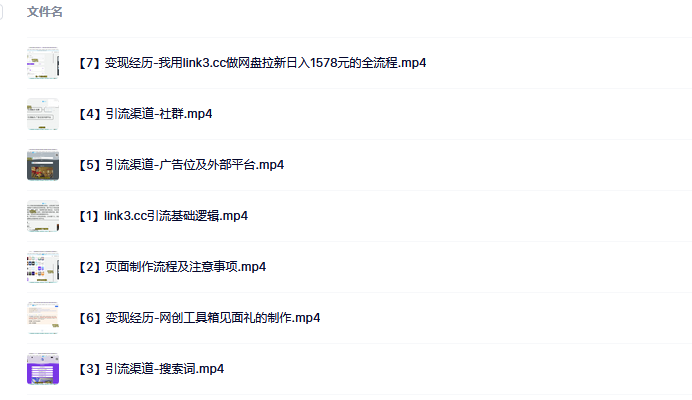 link3.cc聚合链接引流，日引流50＋精准粉-零点科技