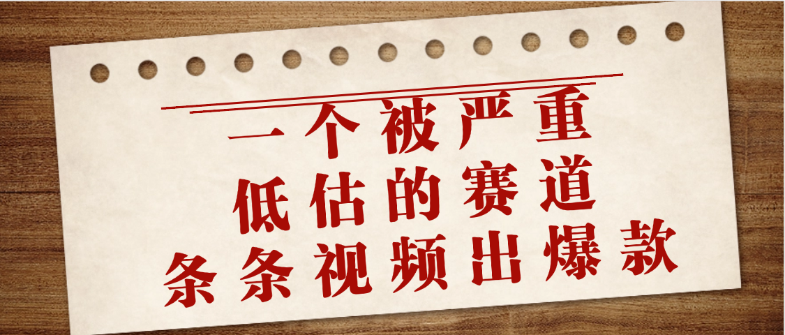 一个被严重低估的赛道，条条视频出爆款，一个月变现3万+-零点科技